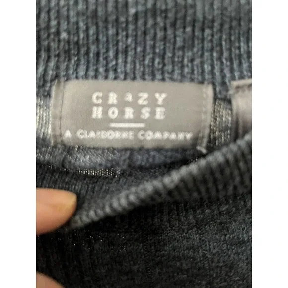 VTG Crazy Horse Liz Claiborne Off White Sweater Size Large - Picture 4 of 10